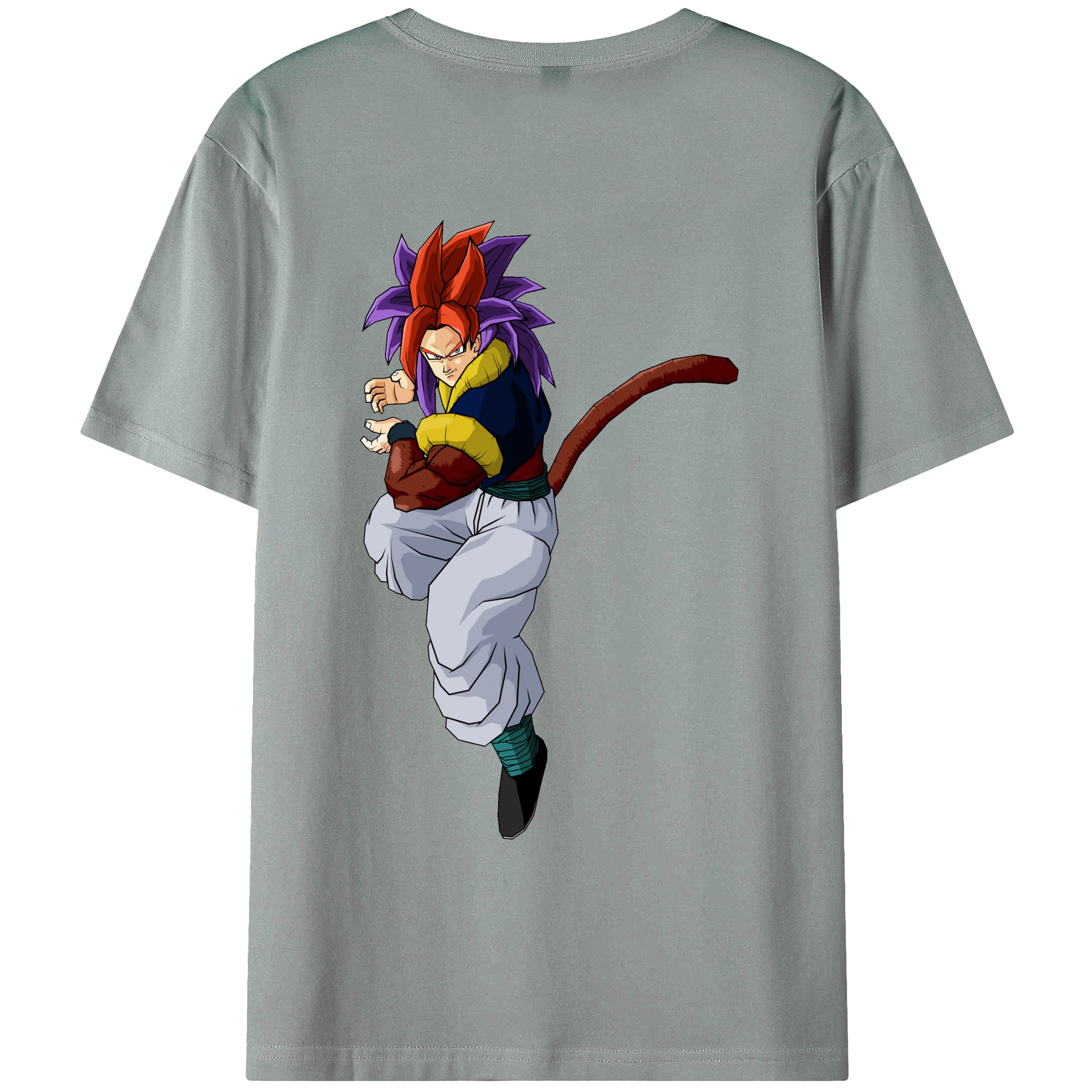 （画像用） ドラゴンボール DRAGON BALL 綿100％ メンズ半袖Tシャツ（バックプリント） 通気性